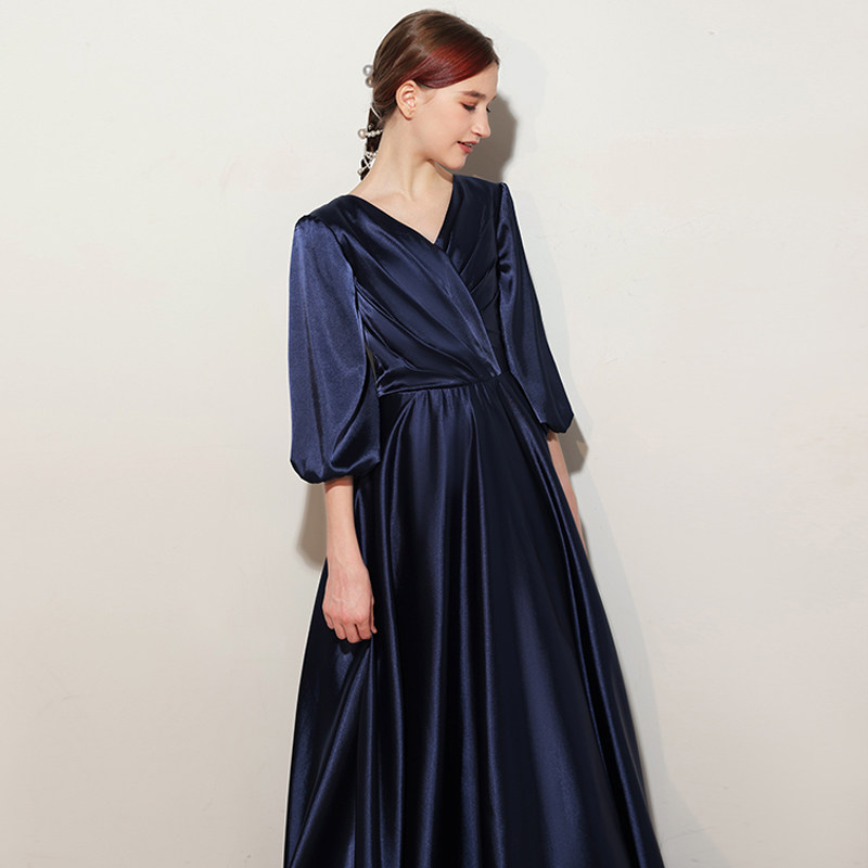 女大小提琴演奏长袖晚礼服儿童长笛钢琴管乐乐团儿童礼服