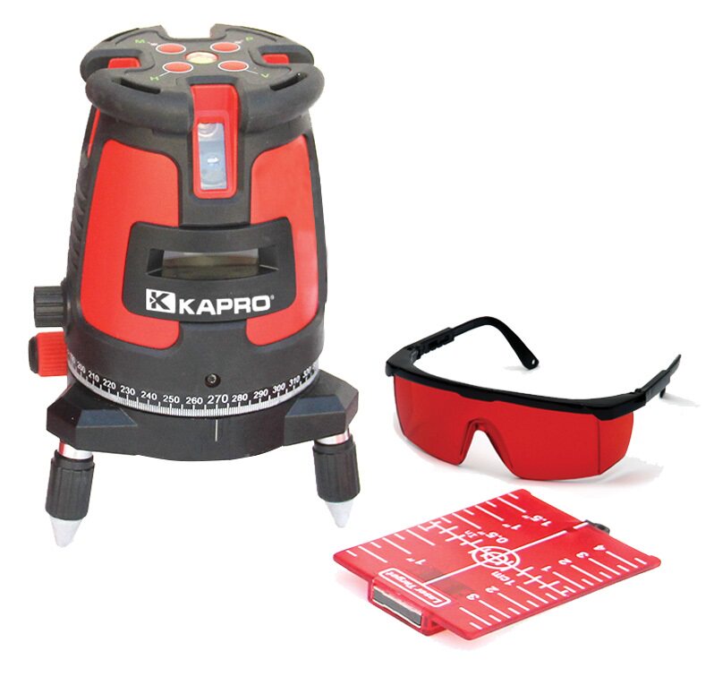 以色列kapro开普路高精度强光五线红外激光水平仪绿光水平仪