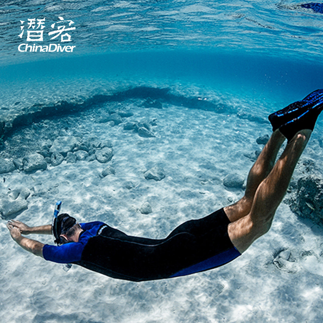 cressilido短款潜水服男女连体湿衣拉链冲浪浮潜潜水服