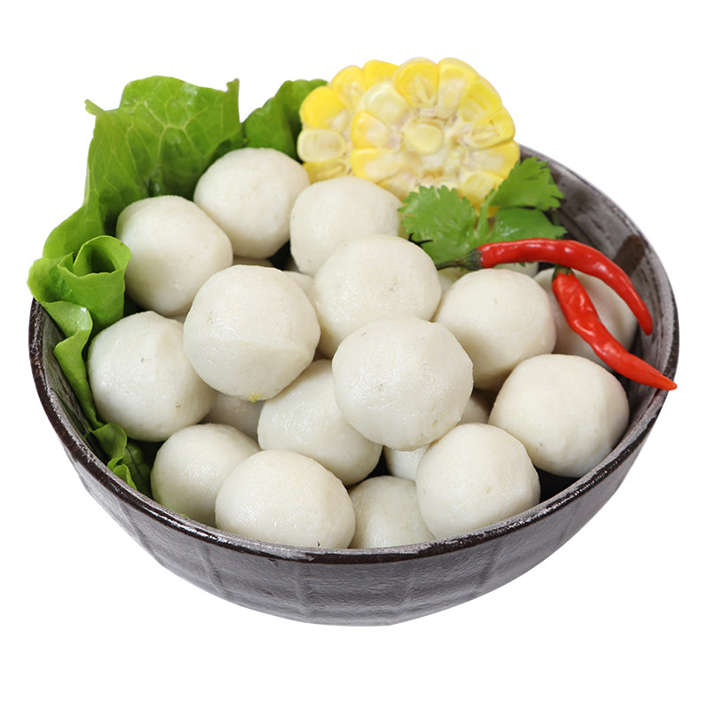 正宗潮菜潮味 潮汕鱼品汤丸手拍火锅食材汕头达濠马鲛鱼丸230g袋