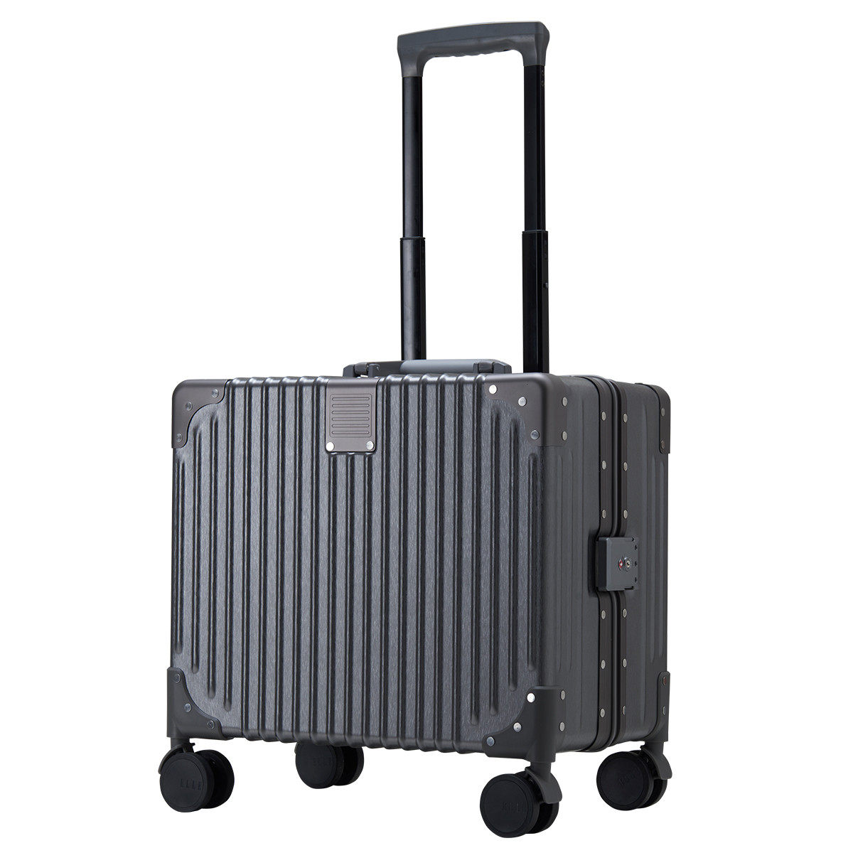 elle铝框17寸拉杆箱登机机箱横版行李箱旅行箱旅行箱