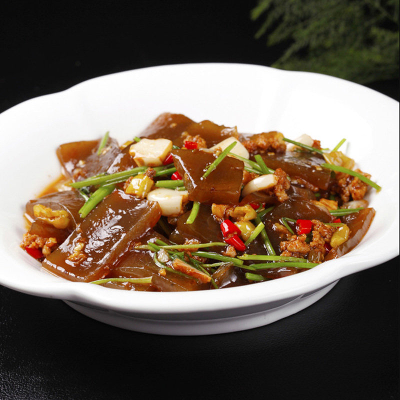 湖南安化红薯坨粉砣粉粉条粉皮粉丝火锅食材湘菜酒店饭店半成品菜