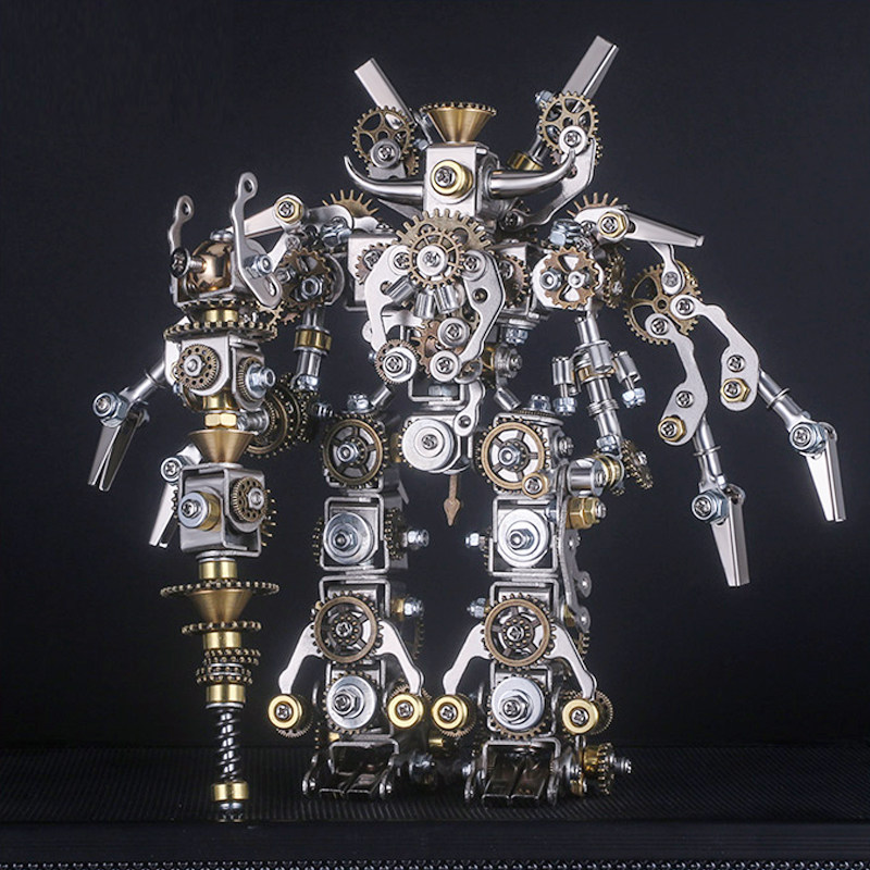 机械党盲盒机械圣徒系列蒸汽朋克手工拼装金属创意