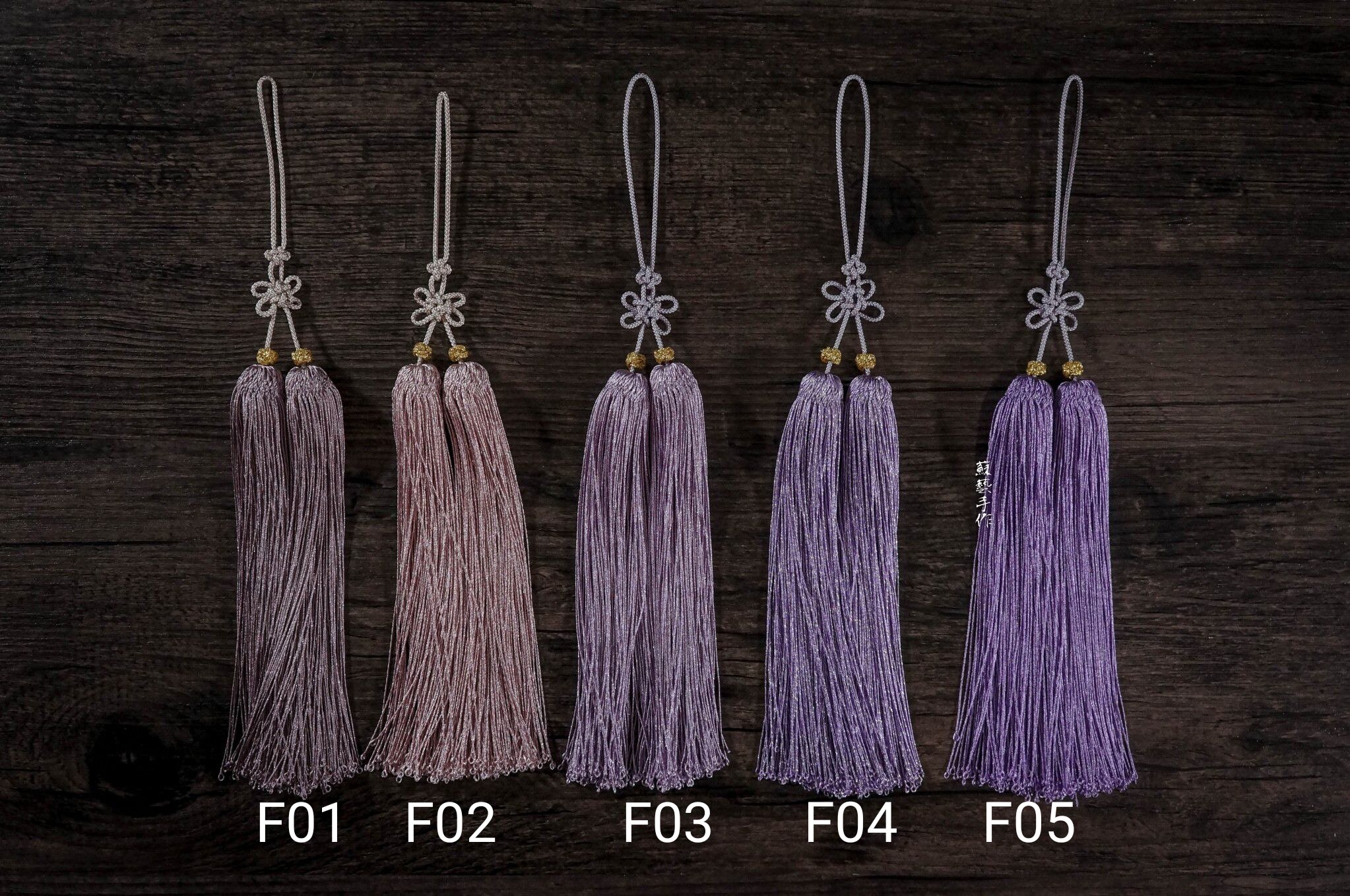 古法勾头回笼流苏新款彩金金线手工回龙扇坠流苏