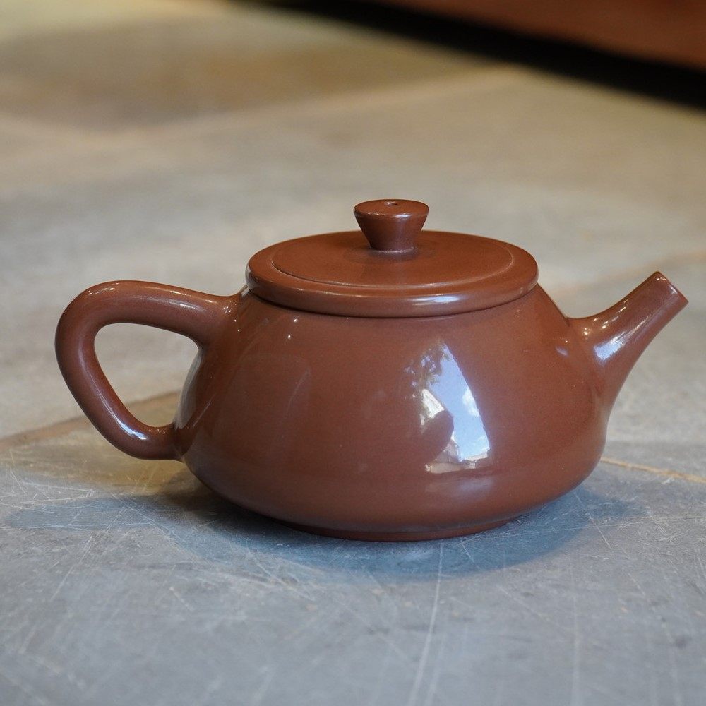 云南建水紫陶壶亮光西施泡茶茶壶中式石瓢壶手工茶壶