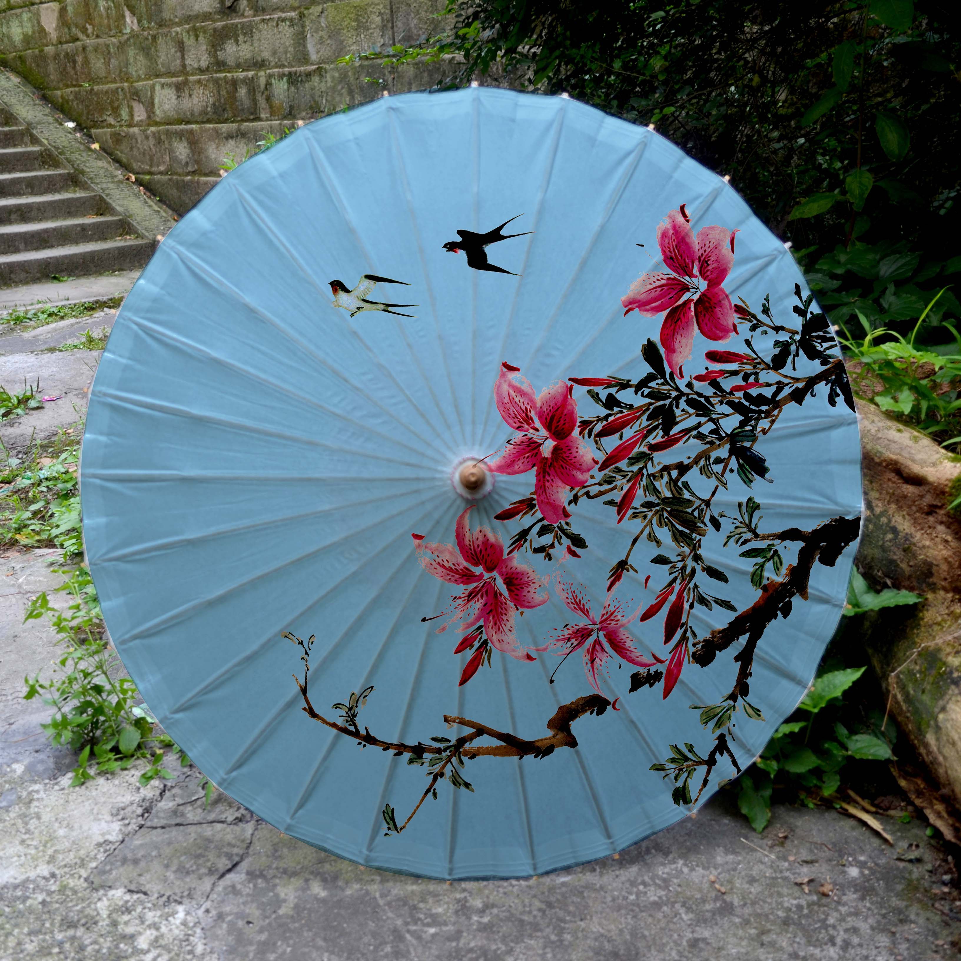 汉服旗袍防雨防晒油纸伞古典传统古代雨伞旅游工艺伞