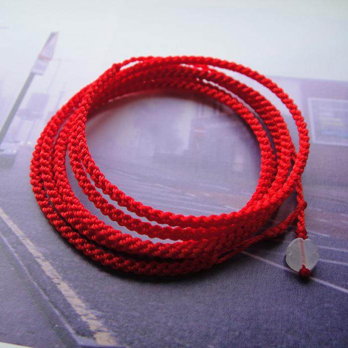 毫米低调简约变态本命年红绳绳子腰带平安腰链腰带