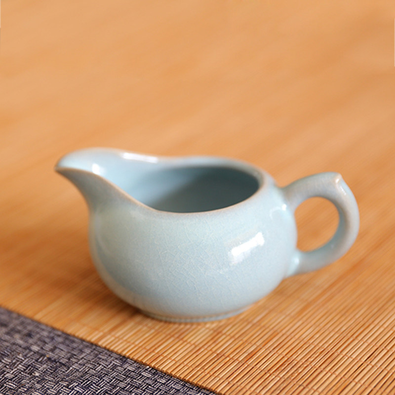 公道汝州二级汝瓷原产地汝窑茶海杯天传统手工茶海