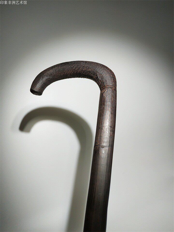 乌木手杖文明登山杖非洲原装进口黑木木雕红木礼品木雕