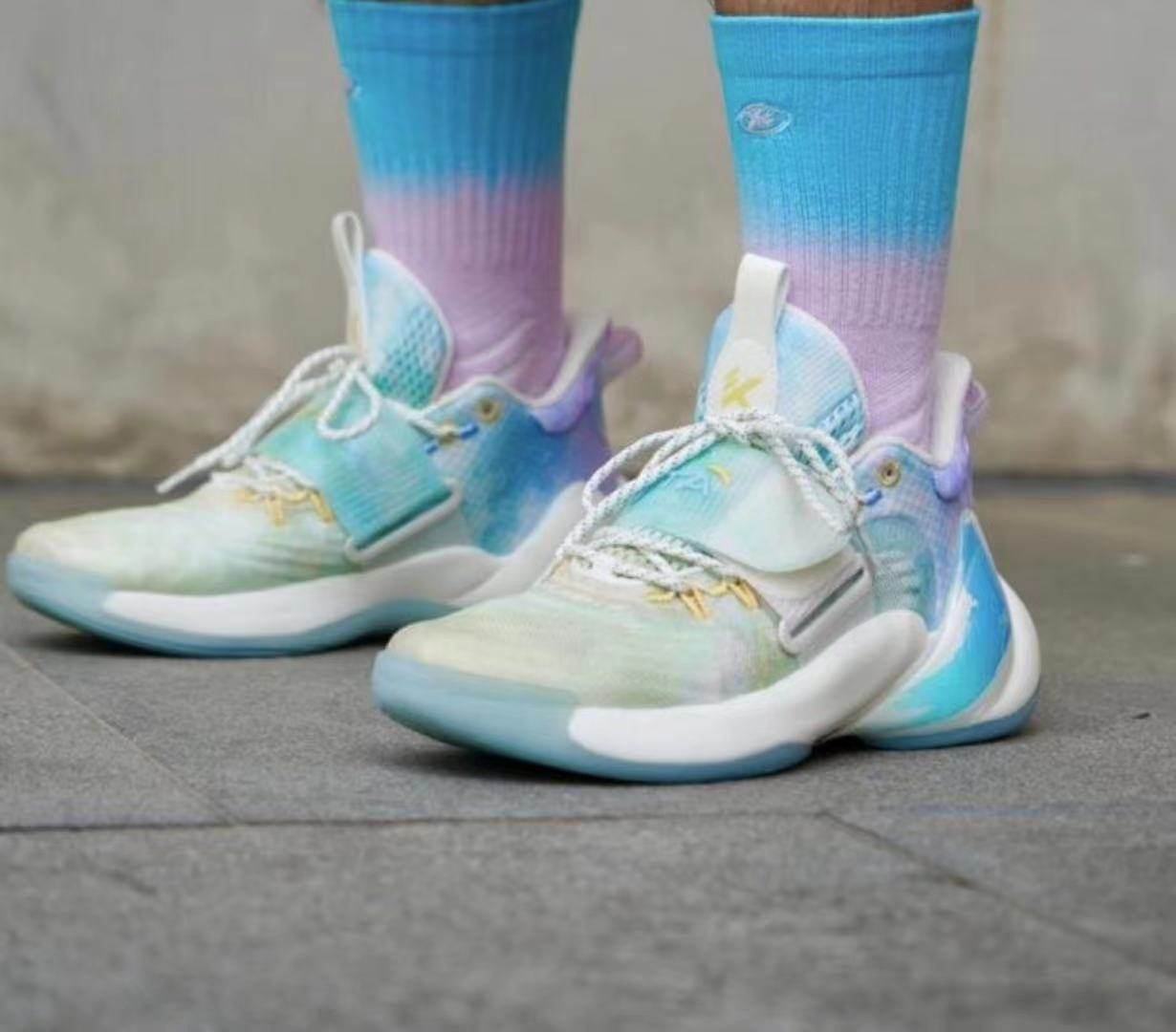 anta安踏水花三代2021新款篮球球鞋汤普森kt篮球鞋