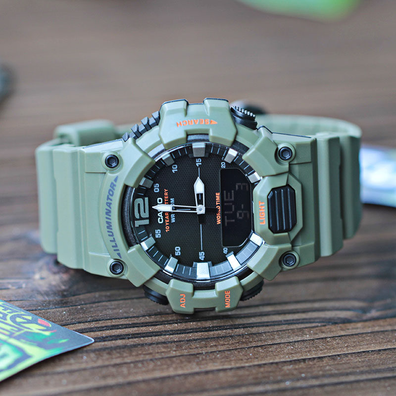 卡西欧casio十年电力学生男潮流双显运动手表hdc-700-1a/3a2/3a3