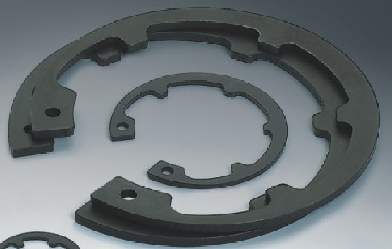 挡圈齿孔din984带内凸耳弹性用卡簧挡圈挡圈