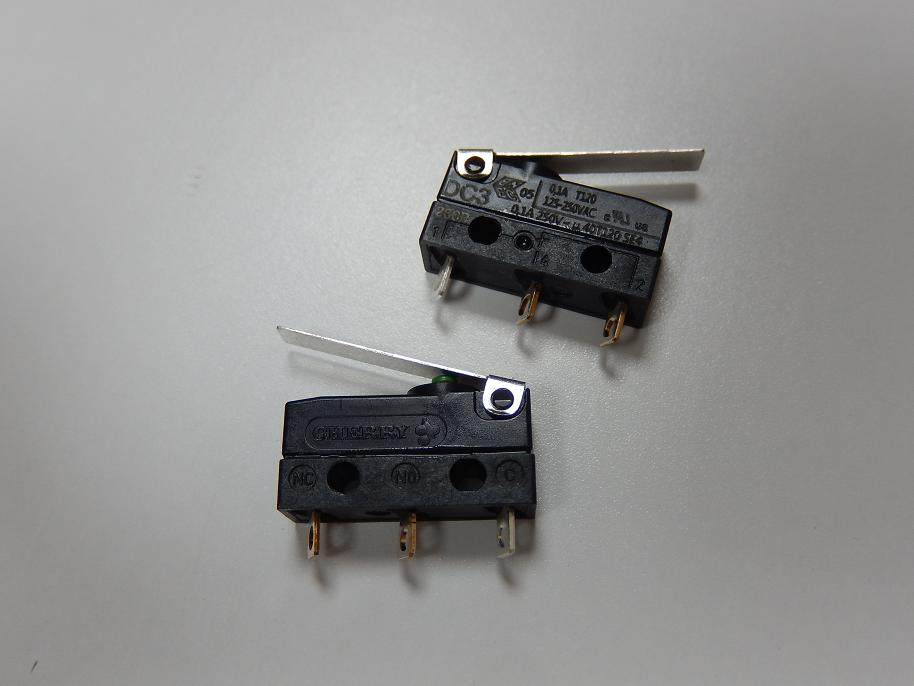 开关原装进口cherry樱桃dc3c防水微动小型防尘防油微动开关