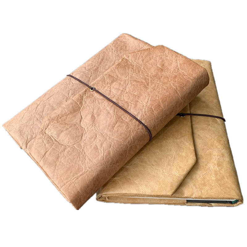 环保杜邦复合无纺布揉纹包书壳防水书衣书套定制书皮