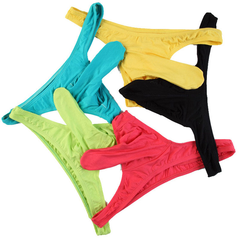 满2件包邮男士莫代尔枪弹向上内裤分离丁字裤大象款向下内裤gay