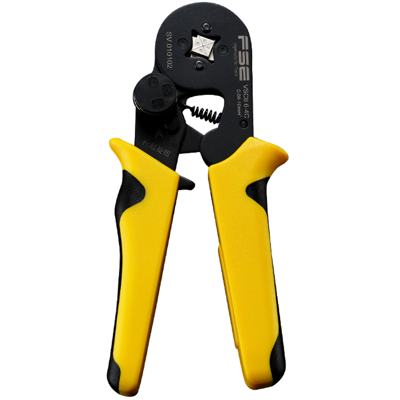 华胜工具压线钳鼻针形式管型冷压棘轮端子钳hsc8 6-4c多功能压接