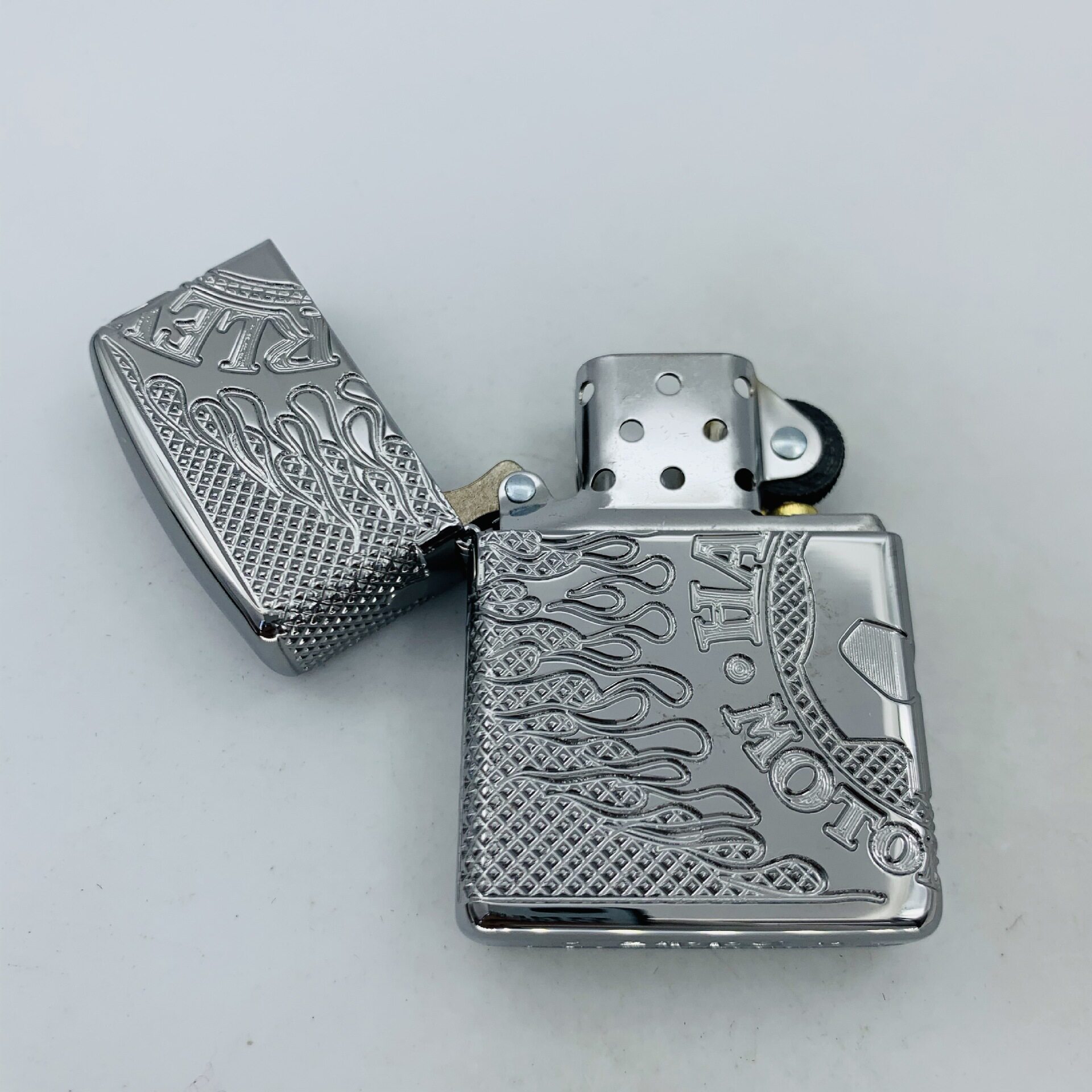 原装正品zippo打火机哈雷火焰骷髅29741zippo