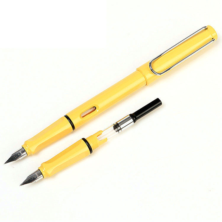 钢笔英雄ef彩色铱金正姿学生练字礼品墨囊钢笔