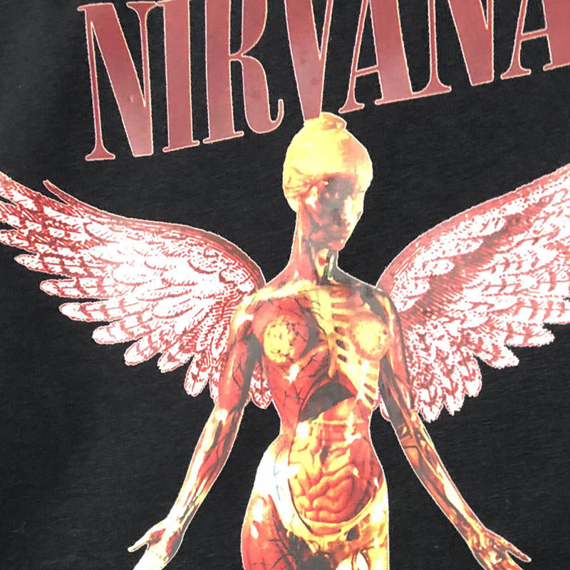 nirvana涅盘涅盘科特柯本kurtcobain天使翅膀朋克背心