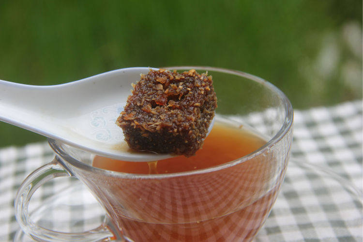 500g甘蔗老姜土红糖姜茶暖宫古法纯手工月子黑糖块驱寒散袋装