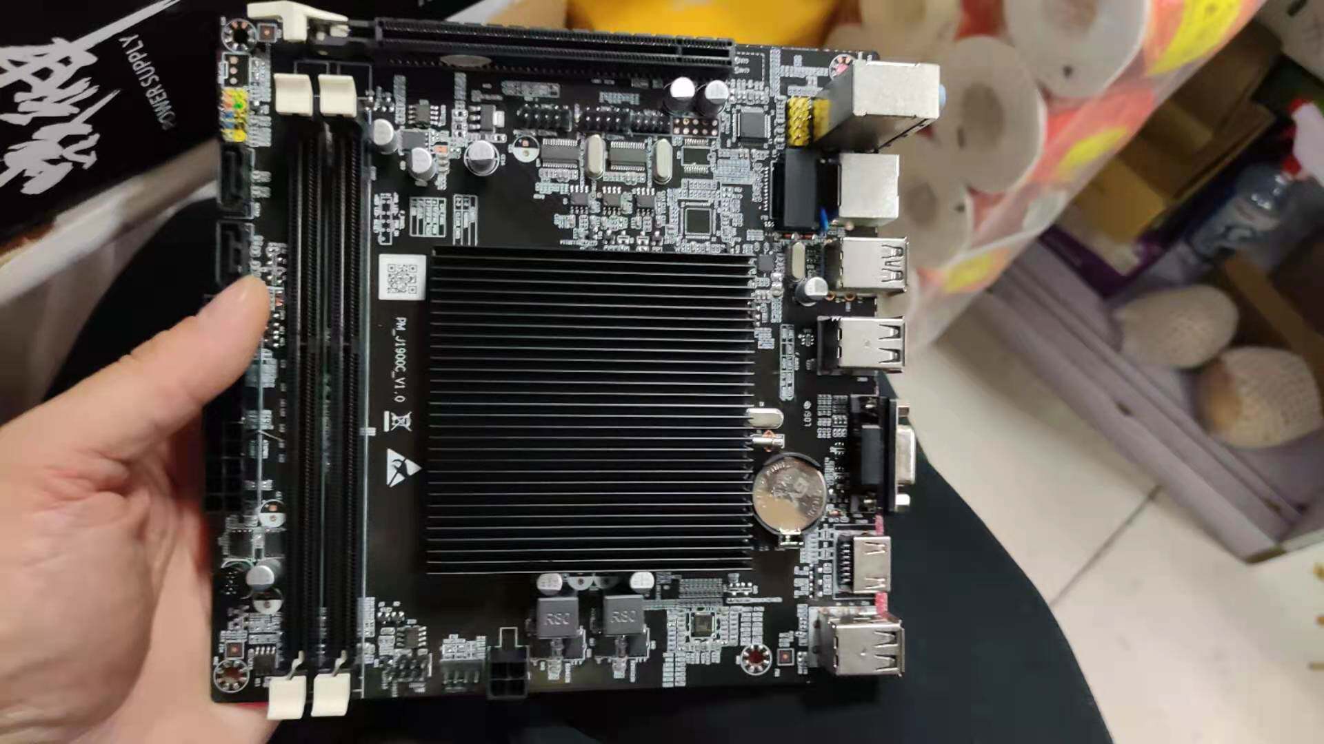 主板j1900工控220vpciepmj1900cvgahdminas群晖无风主板
