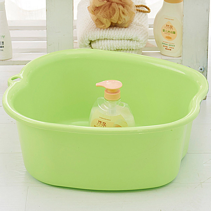 足浴康丰包邮加厚苹果型塑料脚盆脚底按摩浴盆足浴盆