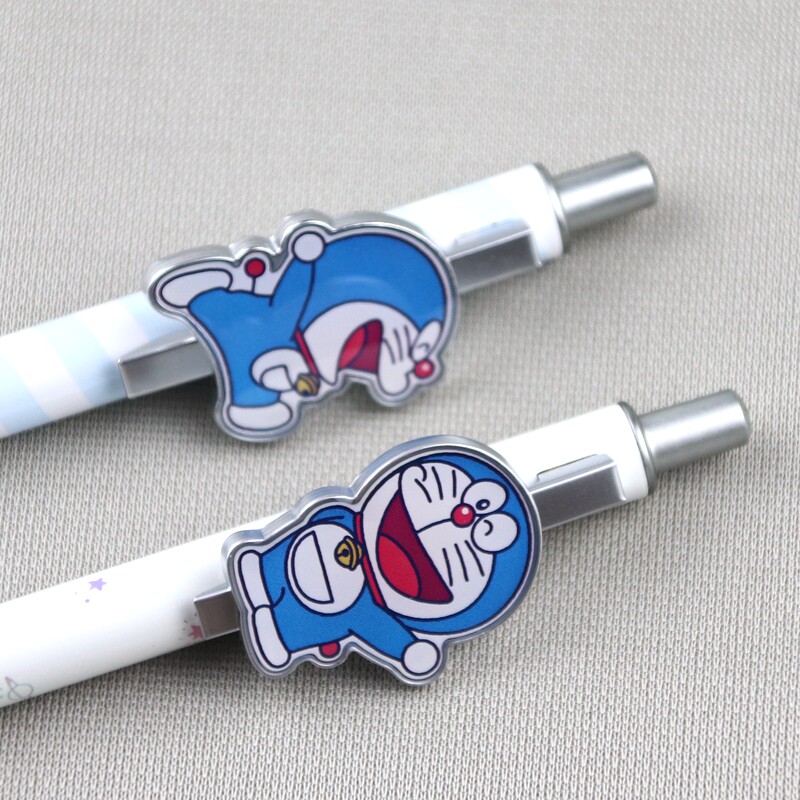 晨光哆啦梦全金属h1509按动中性笔笔芯学生机器猫中性笔