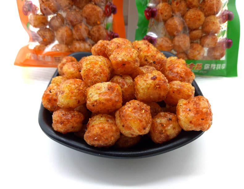 周首林樱桃小丸子辣条22g60袋童年怀旧麻辣零食宿舍面筋制品
