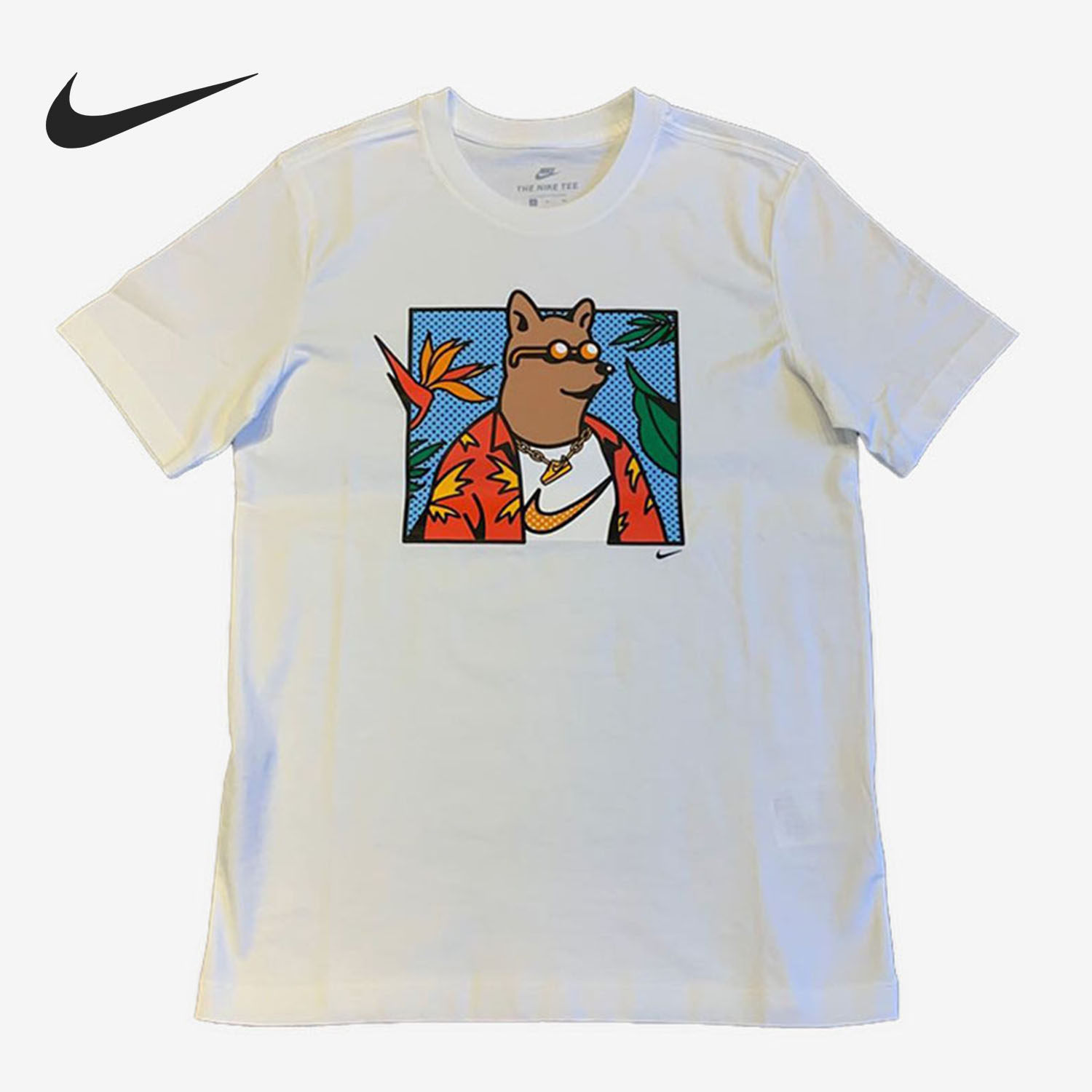 nike耐克正品新品男子休闲运动短袖夏日柴犬dc2751运动t恤