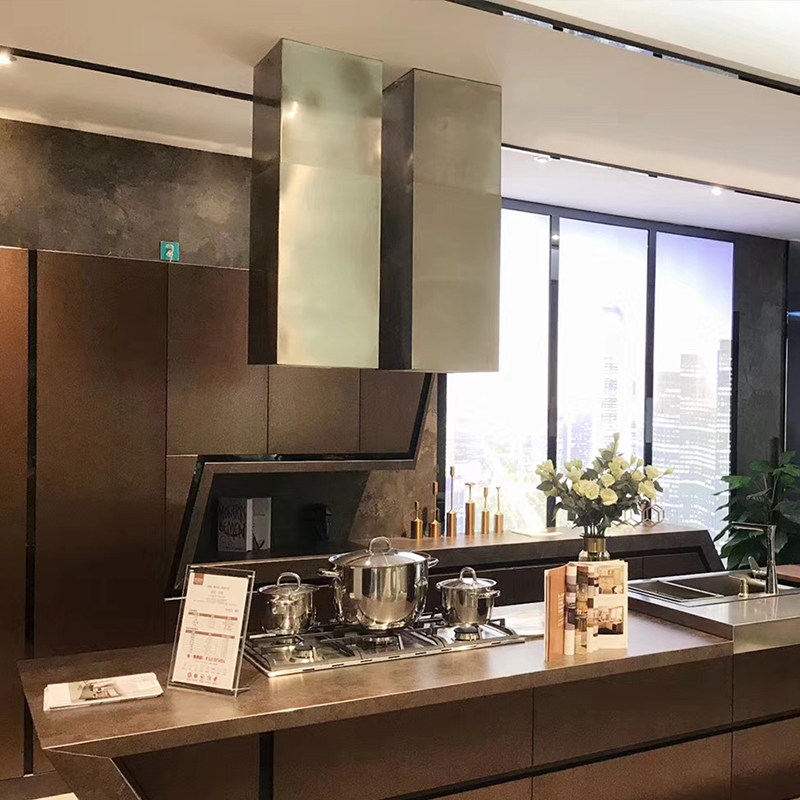 emeet意米特371w尺寸火锅用吧台岛开放式厨房中岛油烟机