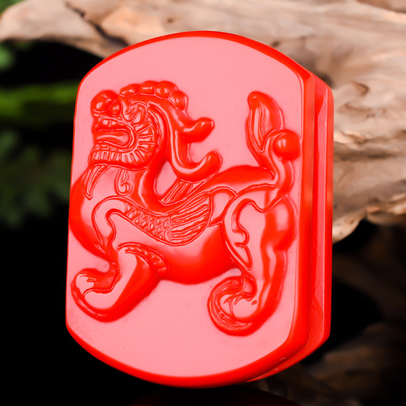 皮带扣和田腰佩红玉招财辟邪貔貅鸡血血红玉麒麟其他