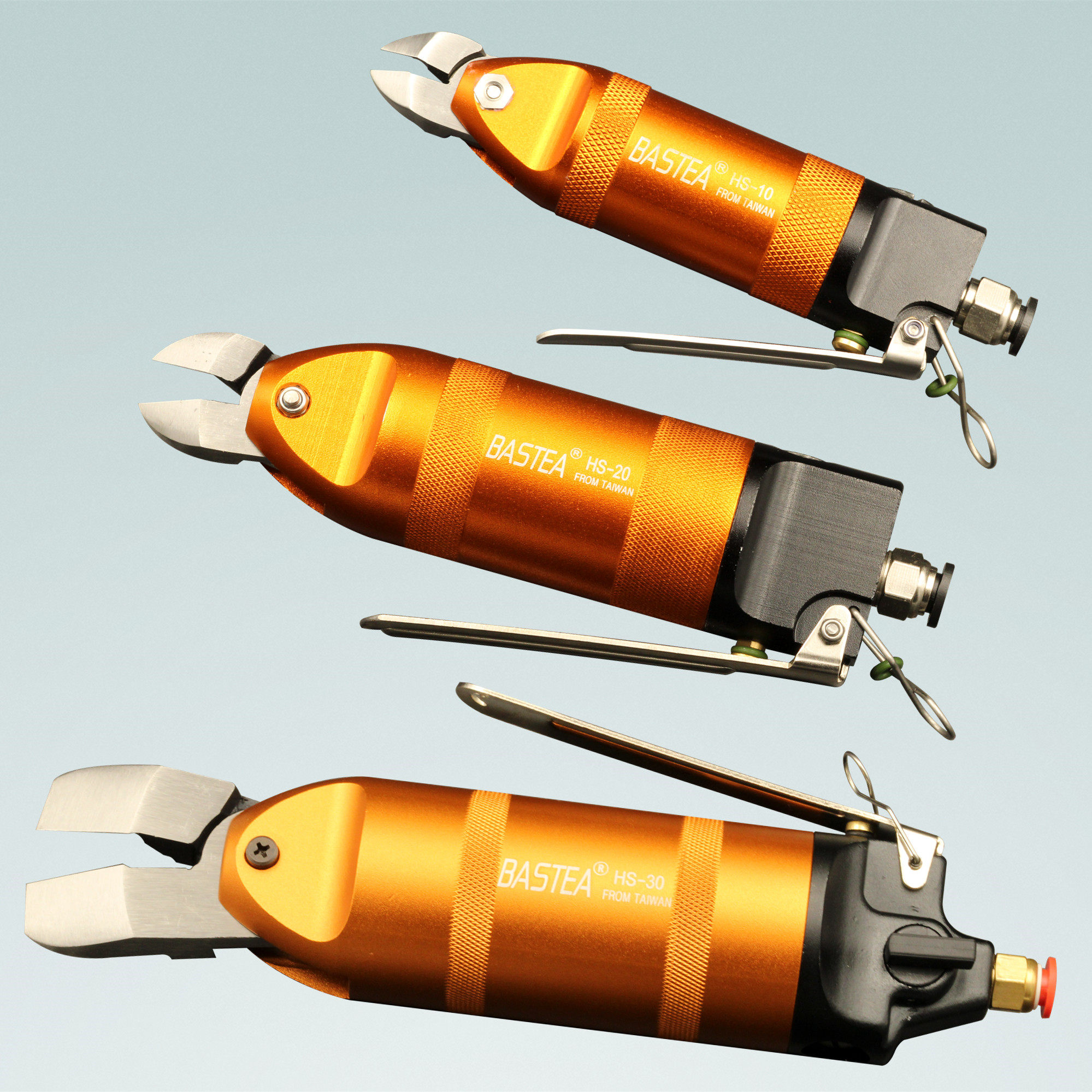 台湾原装气动剪刀气剪塑料气动水口钳浇口剪钳hs-5/10/20/30刀头