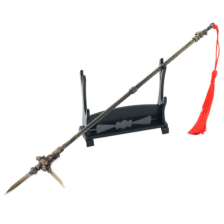 古代大号兵器秦国秦朝长戈三戈戟岳山三头武器游戏