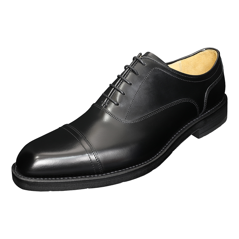 regal丽格日本品牌商务务正手工固特异男士黑皮正装皮鞋