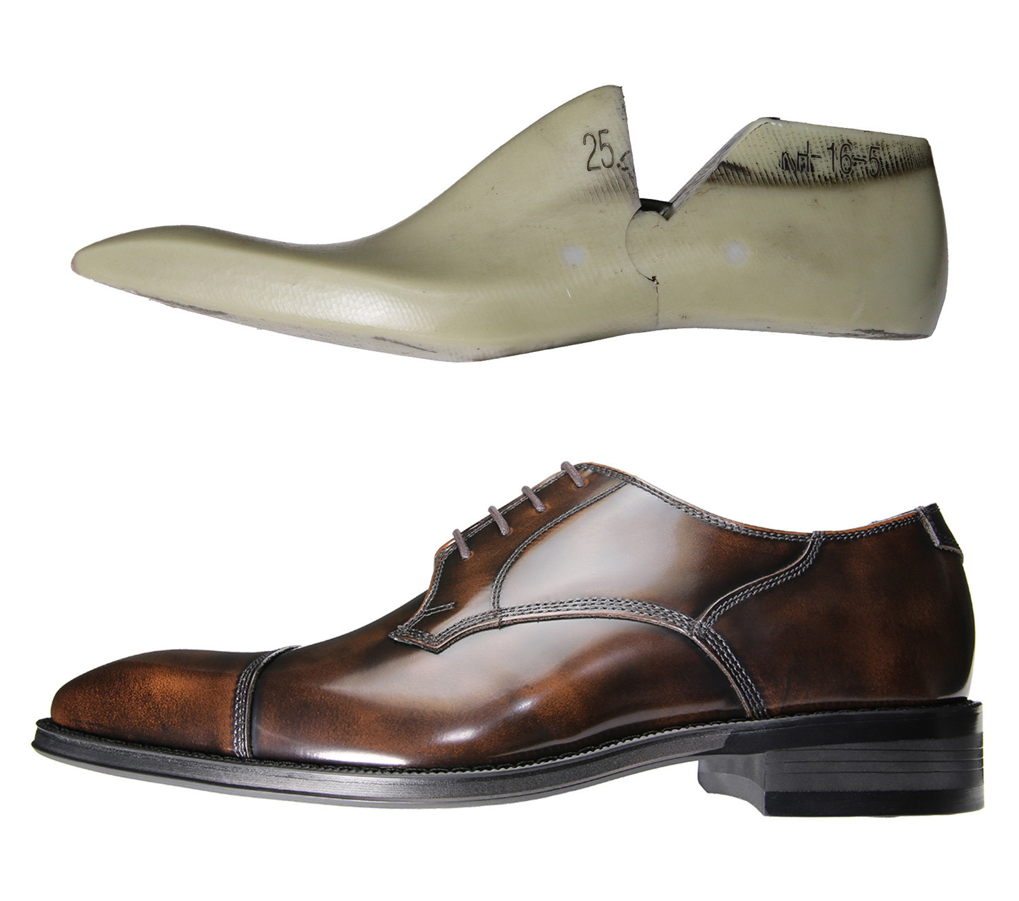 regal/丽格日本品牌商务正装牛皮男鞋尖头系带男士皮鞋 t46b