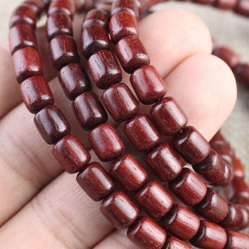 赞比亚小叶紫檀手串108颗佛珠桶珠7mm檀木手链手链