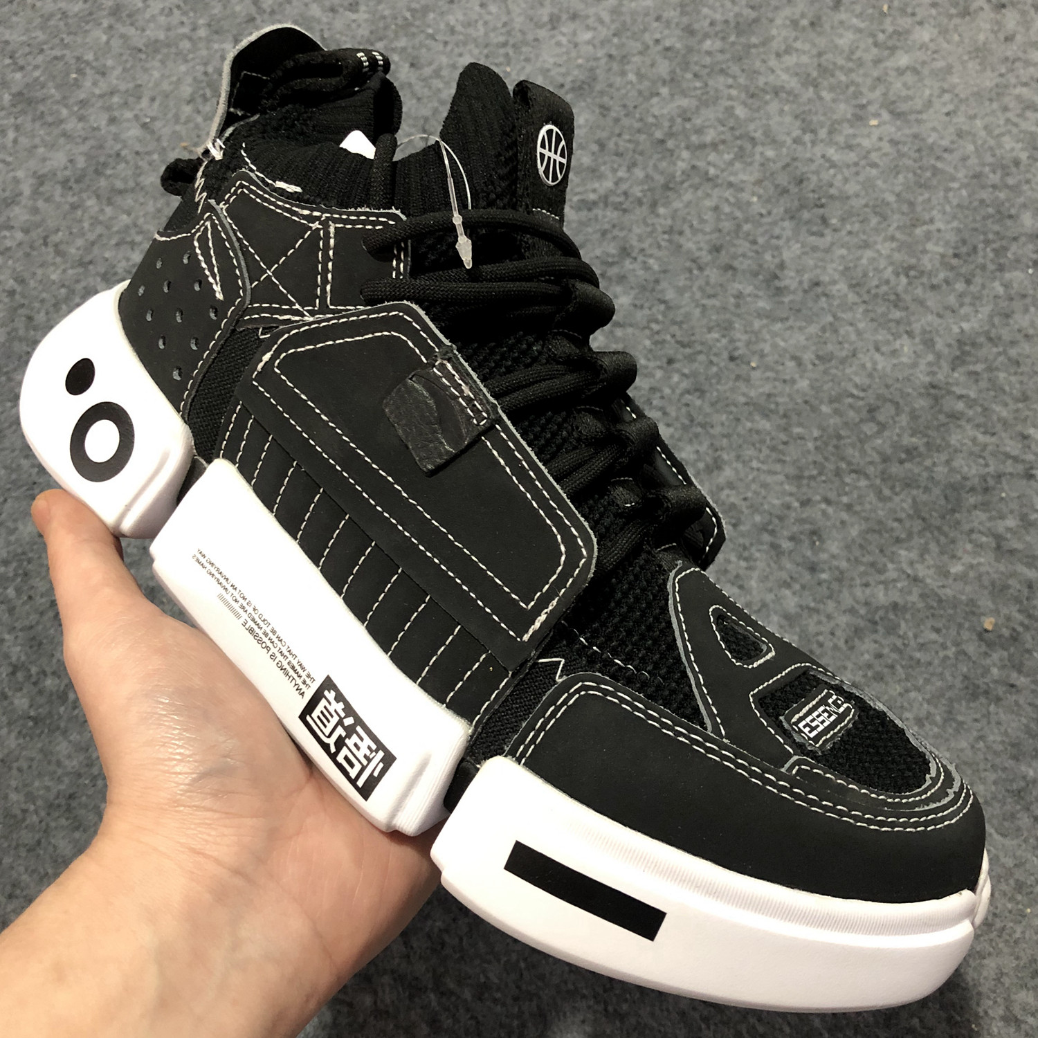 悟道中国李宁时装周走秀潮流休闲透气文化agbn069运动休闲鞋