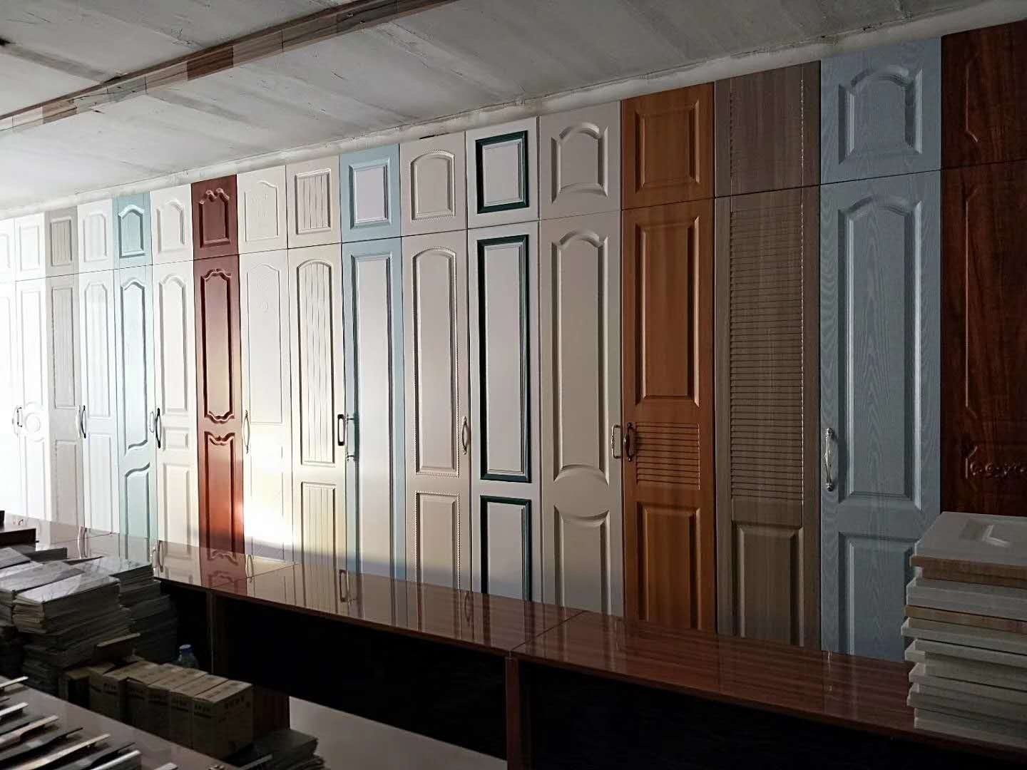 橱柜定做门板pvc吸塑模压压板开门鞋柜衣柜门板