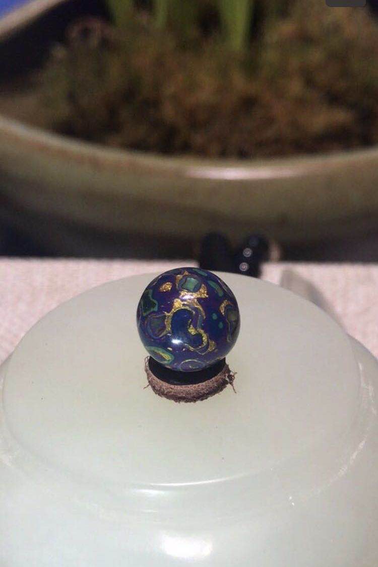 学诚螺钿大漆珠单珠手串贝壳手链佛珠散珠文玩手饰