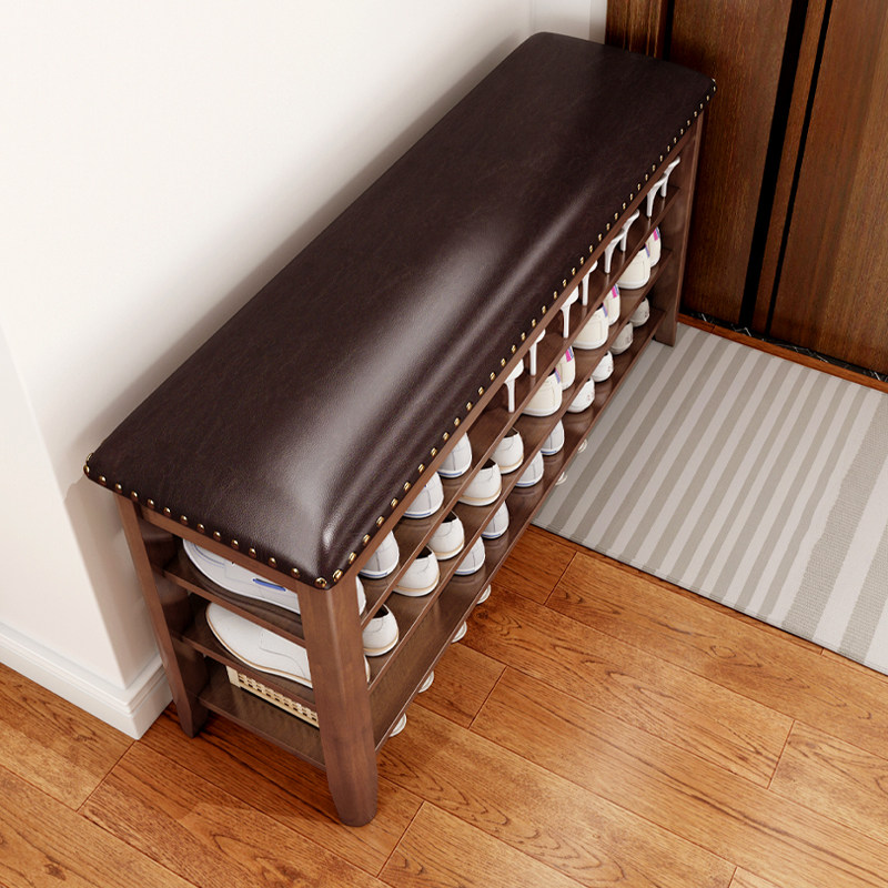 北欧实木换鞋家用门口入户穿鞋凳可衣帽间凳子换鞋凳