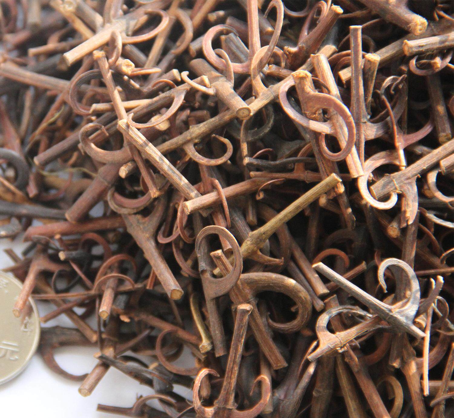 勾藤3斤包邮钩藤中草药材钩藤茶双钩丁钩藤中草药材500g克