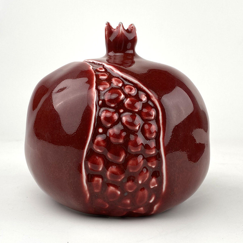 不仁斋薛继业陶瓷雕塑摆件风水金仔吉祥大石摆件