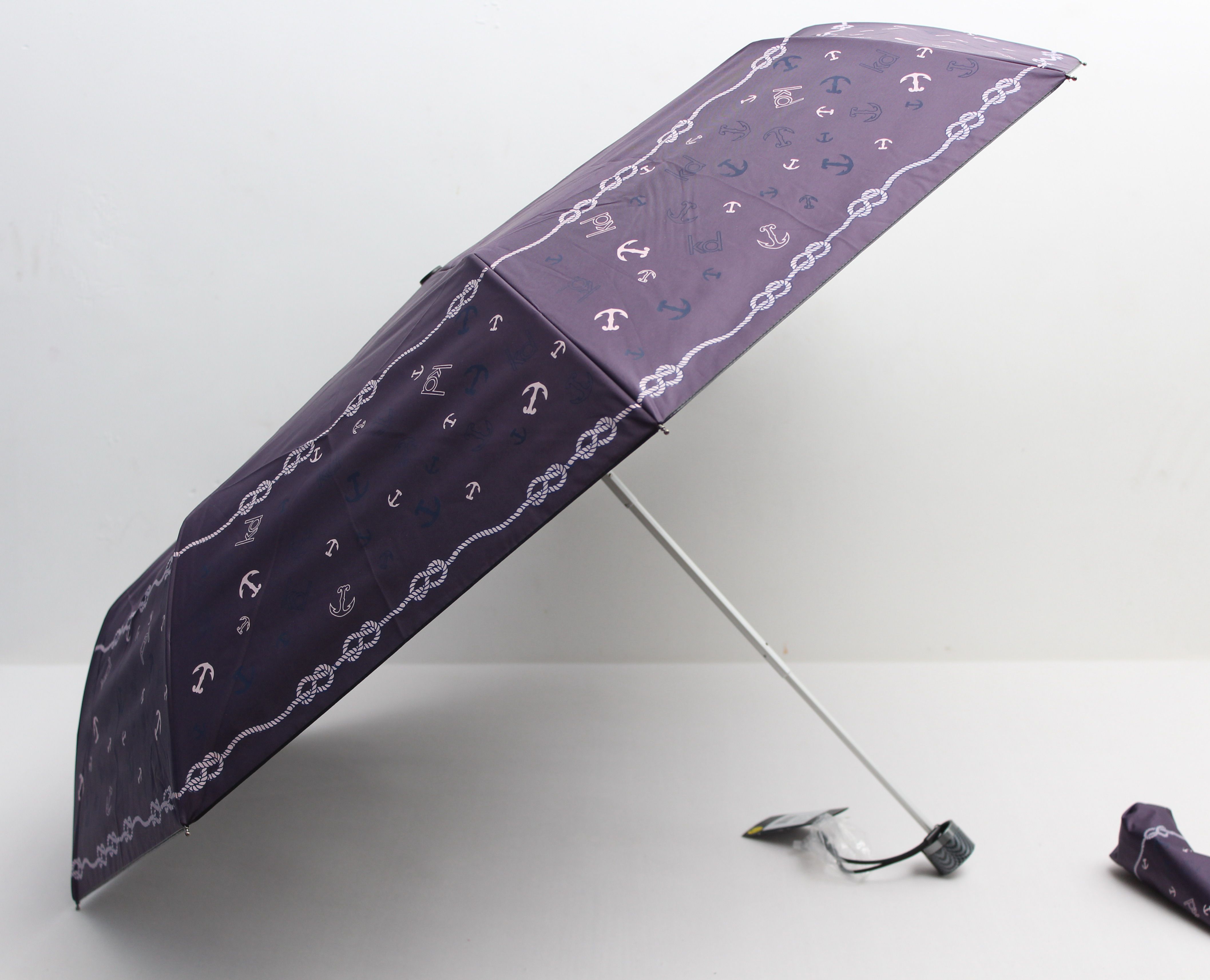 清不退换酷波德kobold黑胶防晒uv女士遮阳伞晴雨伞