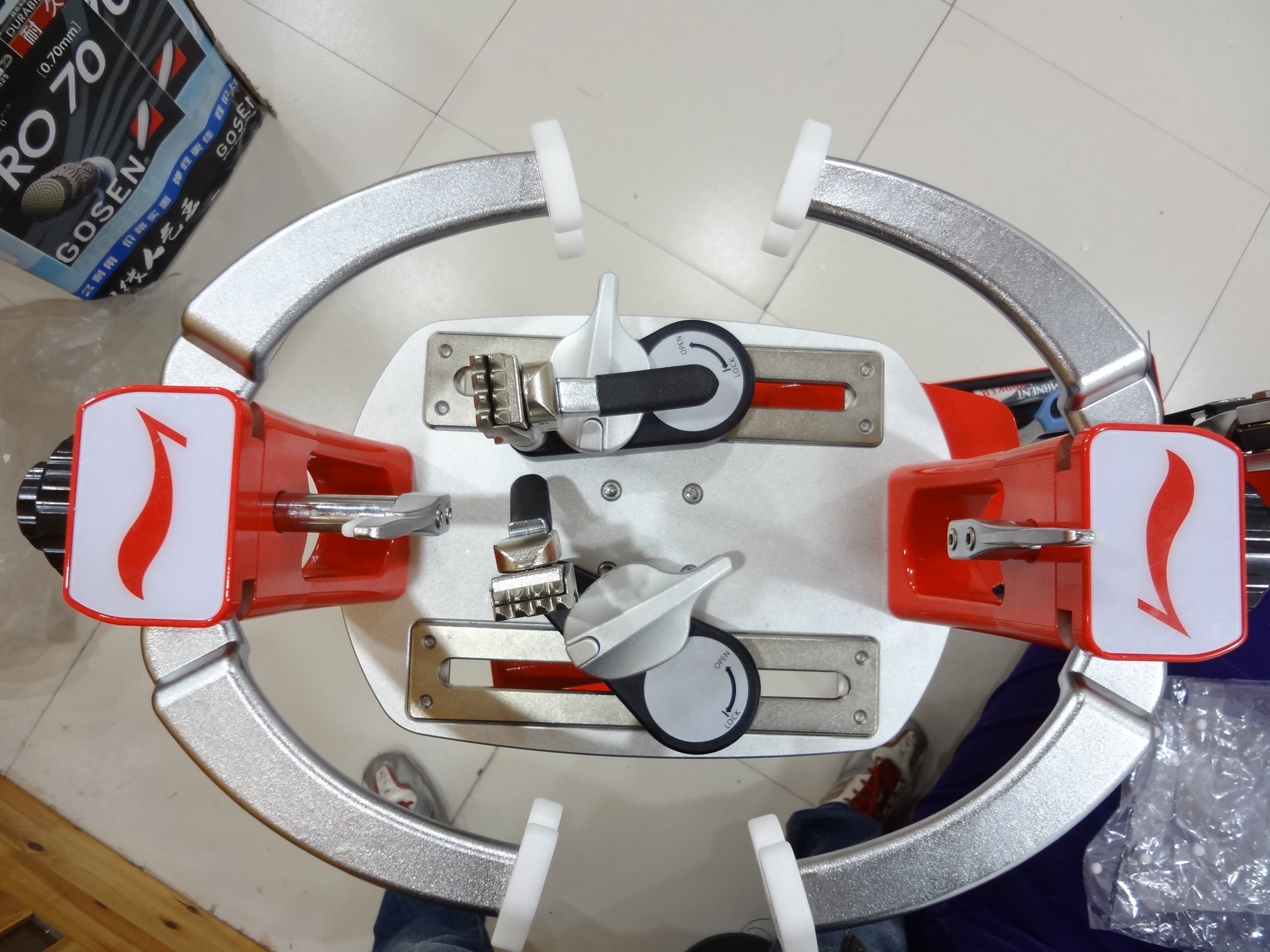 李宁liningm807羽毛球拍手动穿线机手摇机精准耐久高磅穿线机及配件