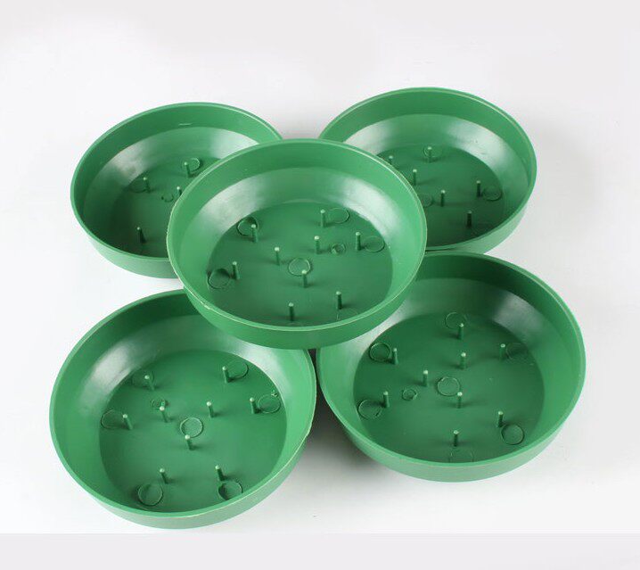 塑料圆形针盘方形盘子桌花会议插花花店婚庆礼仪其他