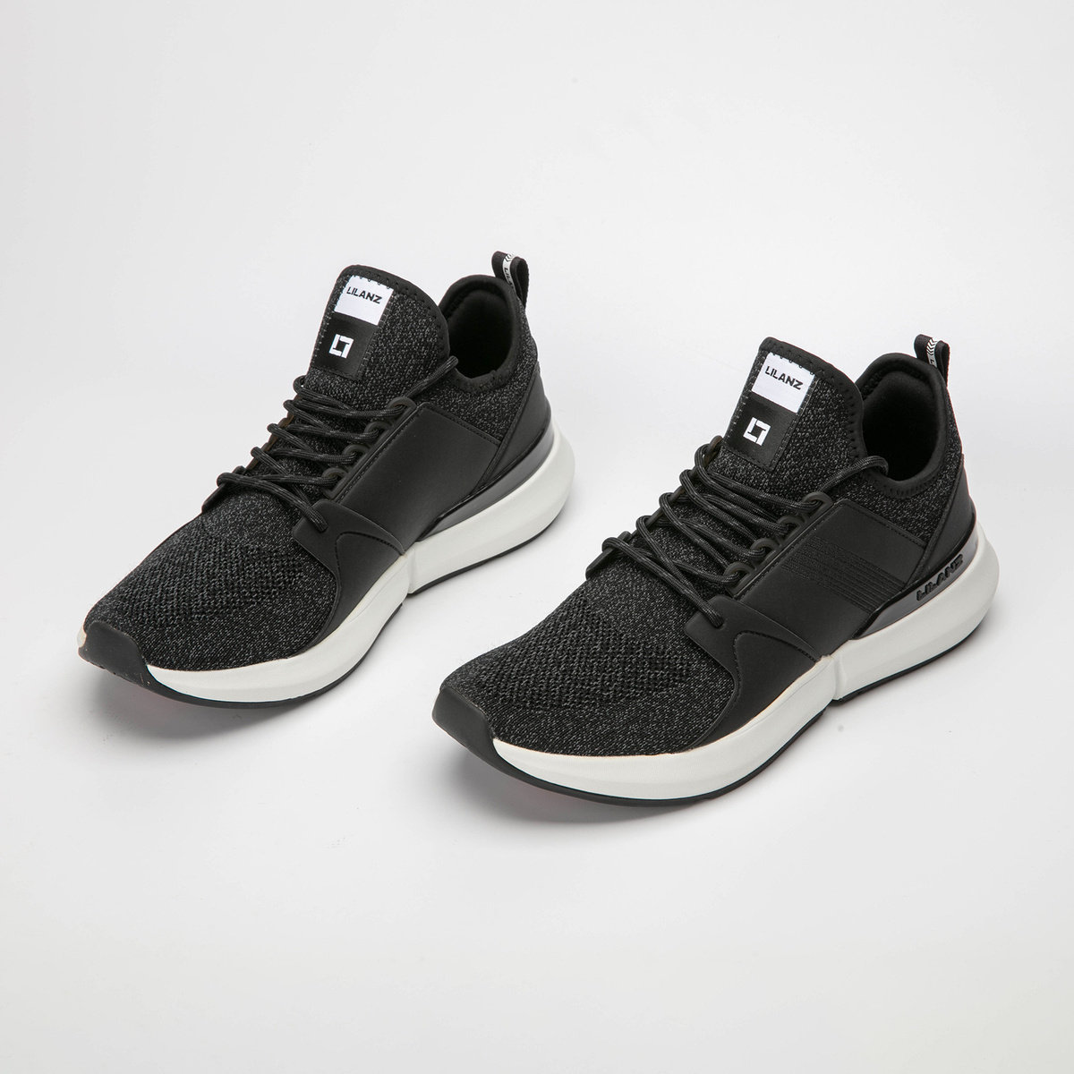 休闲鞋利郎官方织物一脚脚蹬飞织鞋面春秋秋季时尚休闲鞋