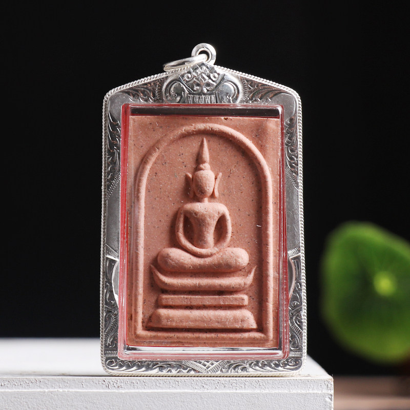 泰国佛牌龙婆禅2549年大耳崇迪纯银早期正牌项链泰国特色