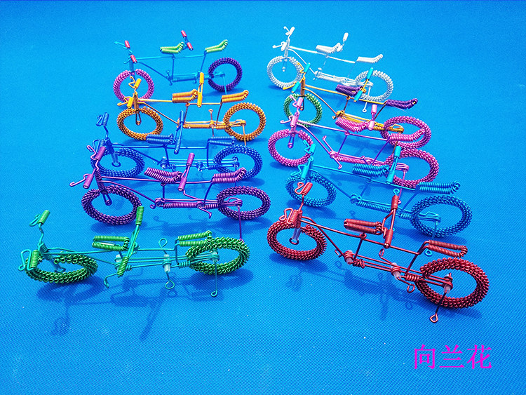 花轮双人摆件手工手工制制作漆包线手工艺品小礼礼物摆件