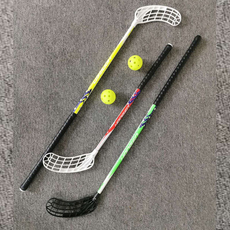 球杆旱地冰球曲棍曲棍球儿童地板floorball训练福乐冰球杆