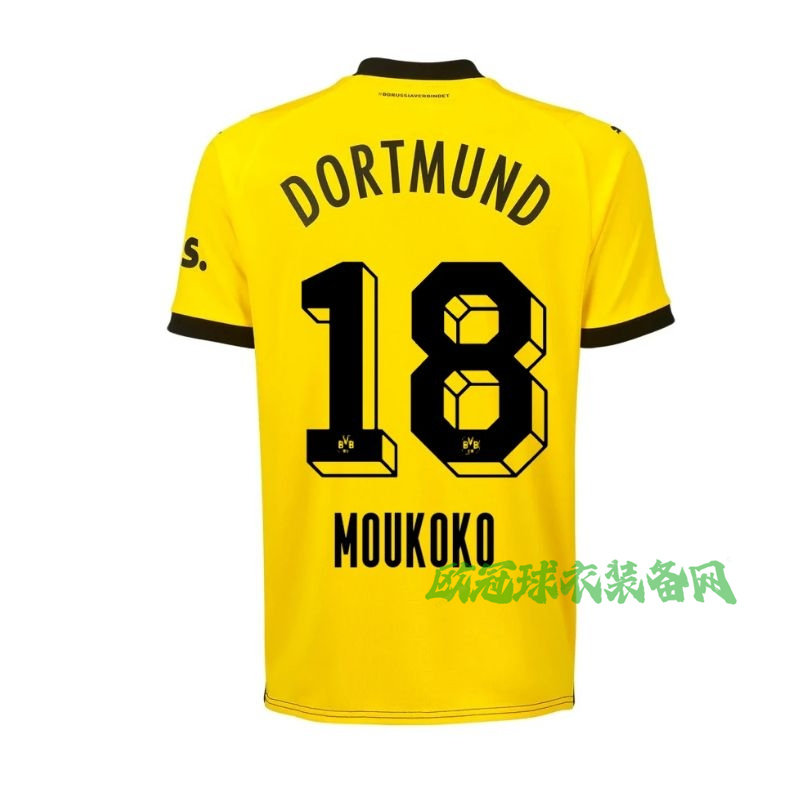 2324赛季欧冠多特蒙德球衣罗伊斯主场桑乔球迷版胡梅尔斯球员版